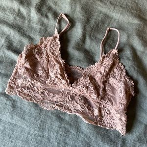 Pink Lace Bralette